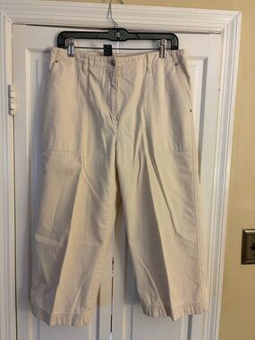 Ralph Lauren Beige Cotton crop Pants
